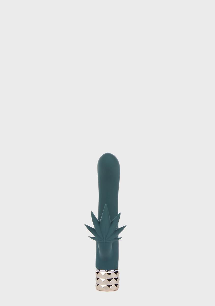 Leafy G Spot Vibrator - Dark Green Dolls Kill Leafy G Spot Vibrator - Dark Green Dolls Kill