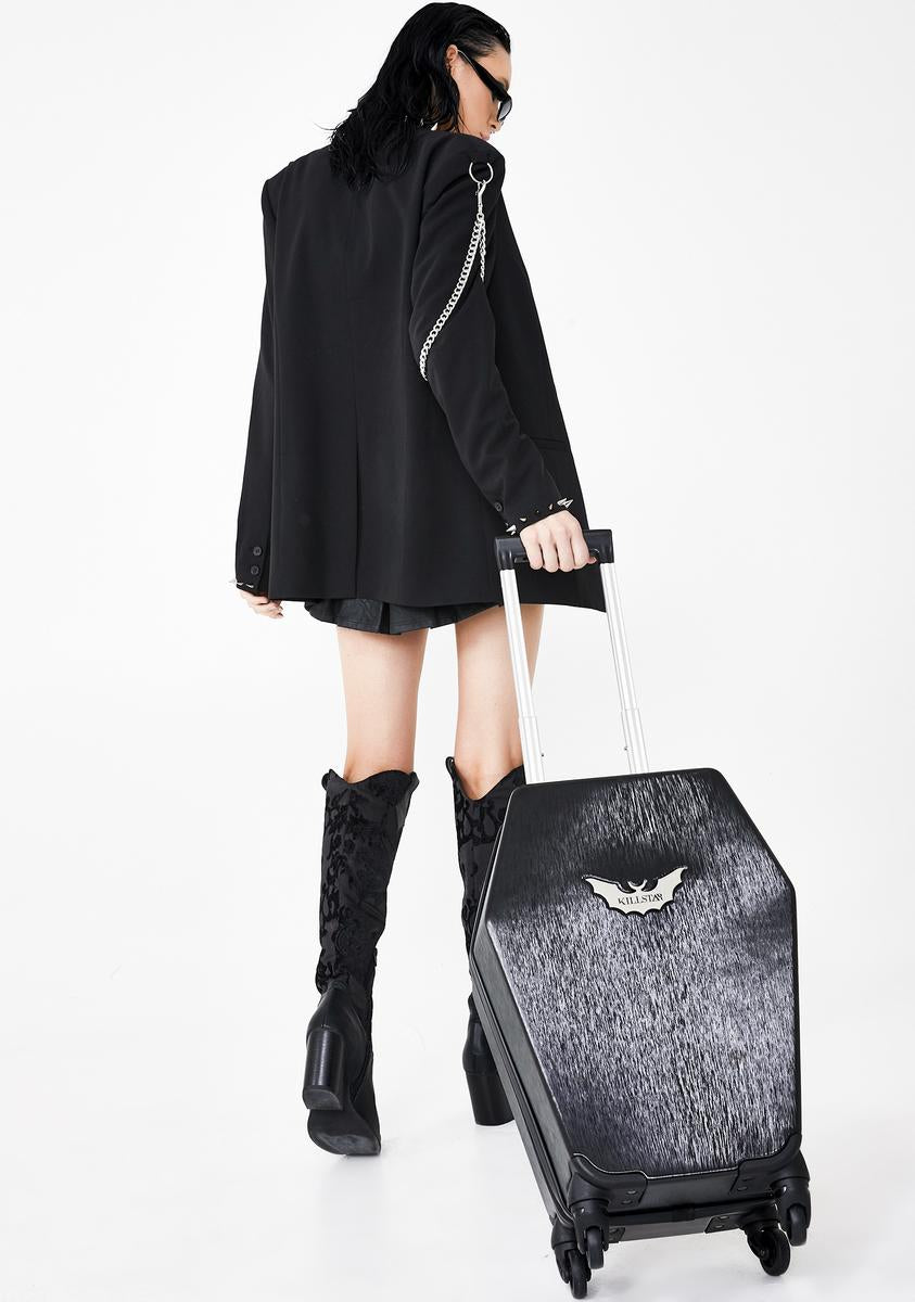 Killstar Casket Carry On Suitcase