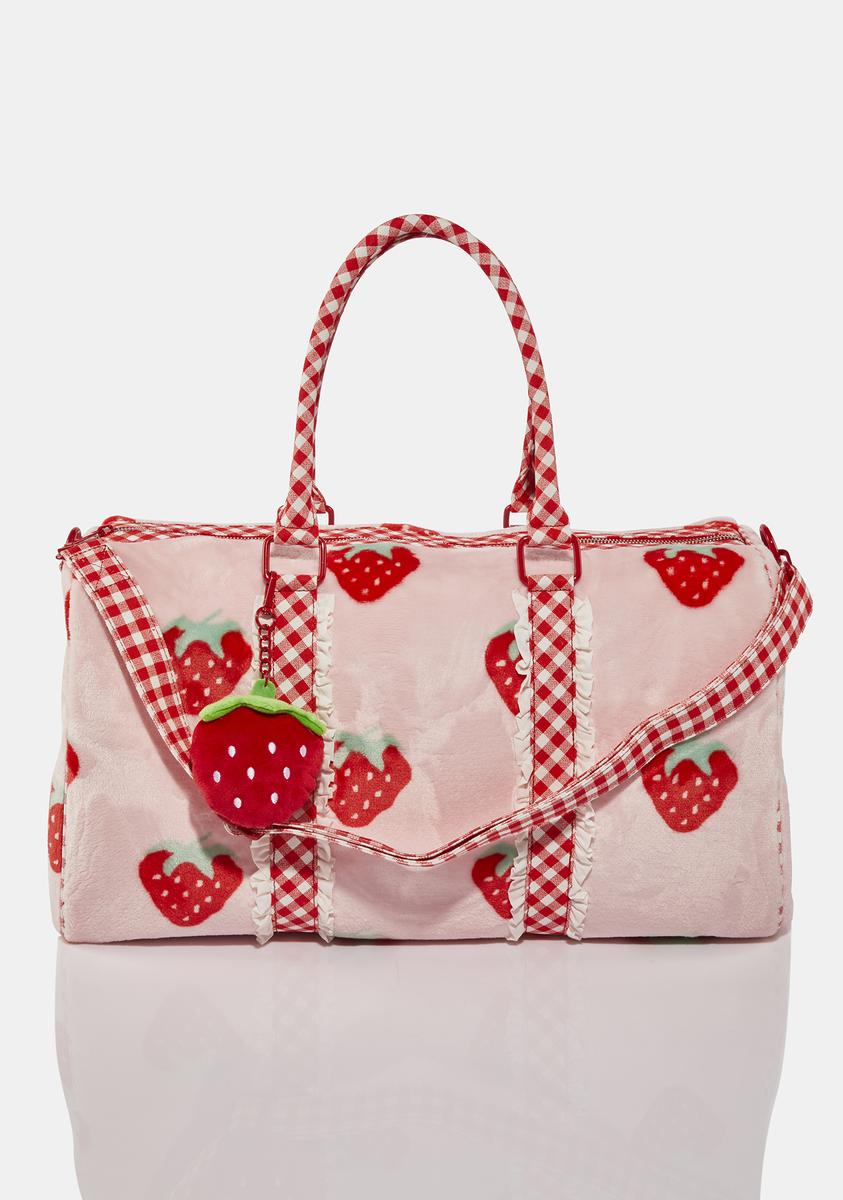 Strawberry weekender bag Clearance