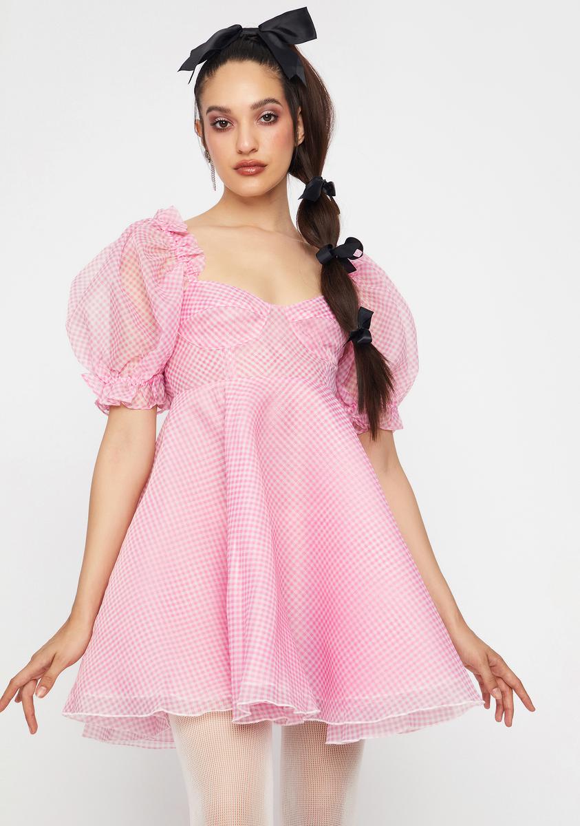 Selkie The Ice Cream Gingham Parliament Dress – Dolls Kill