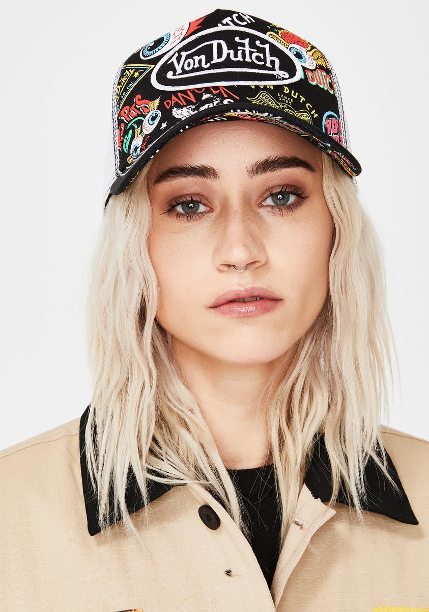 Jax All Over Print Trucker Hat – Dolls Kill