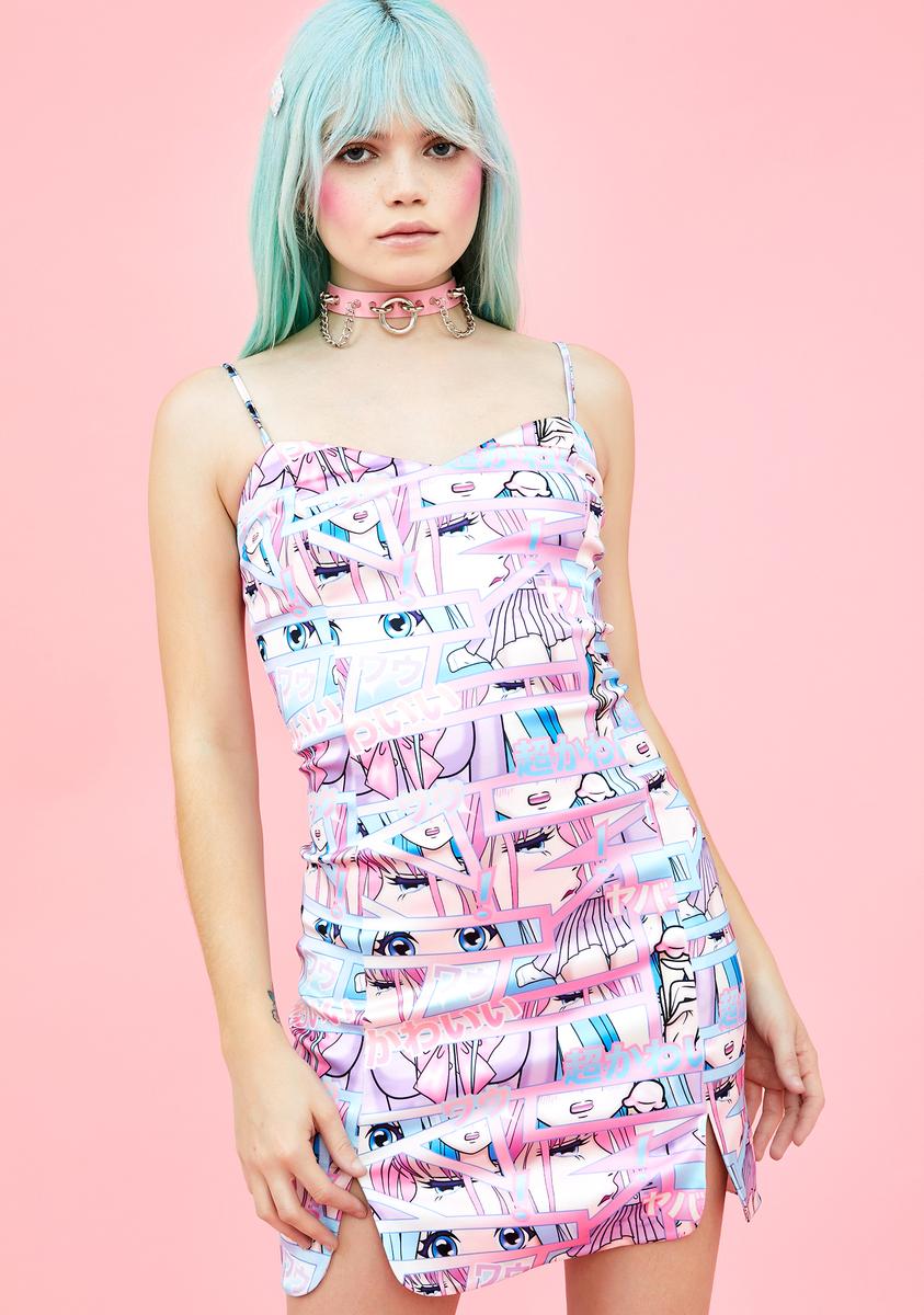 comic bodycon dress Comic Tube Tank Dress