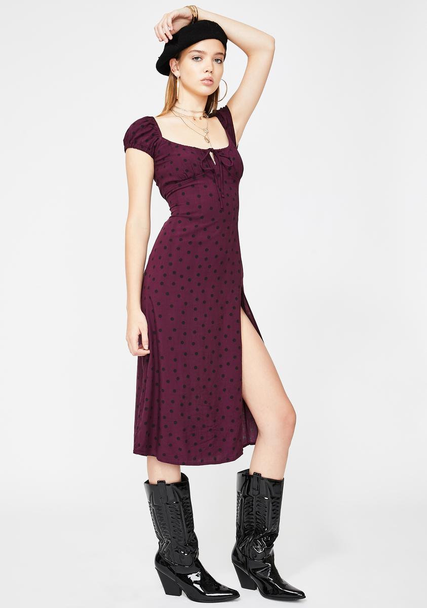 knee length dresses for ladies Apple Blossom spaghetti strap midi dress main image 0