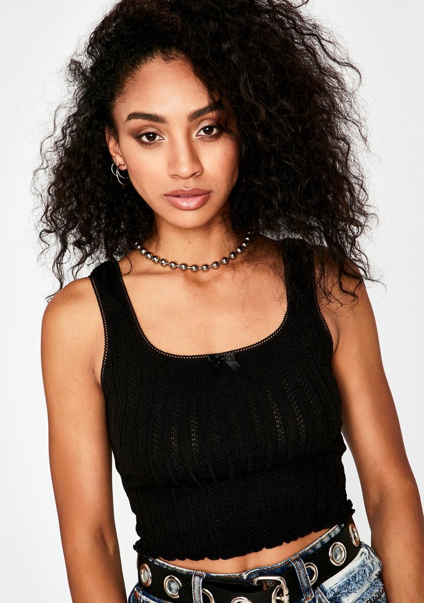 Killing Me Softly Crop Tank Top