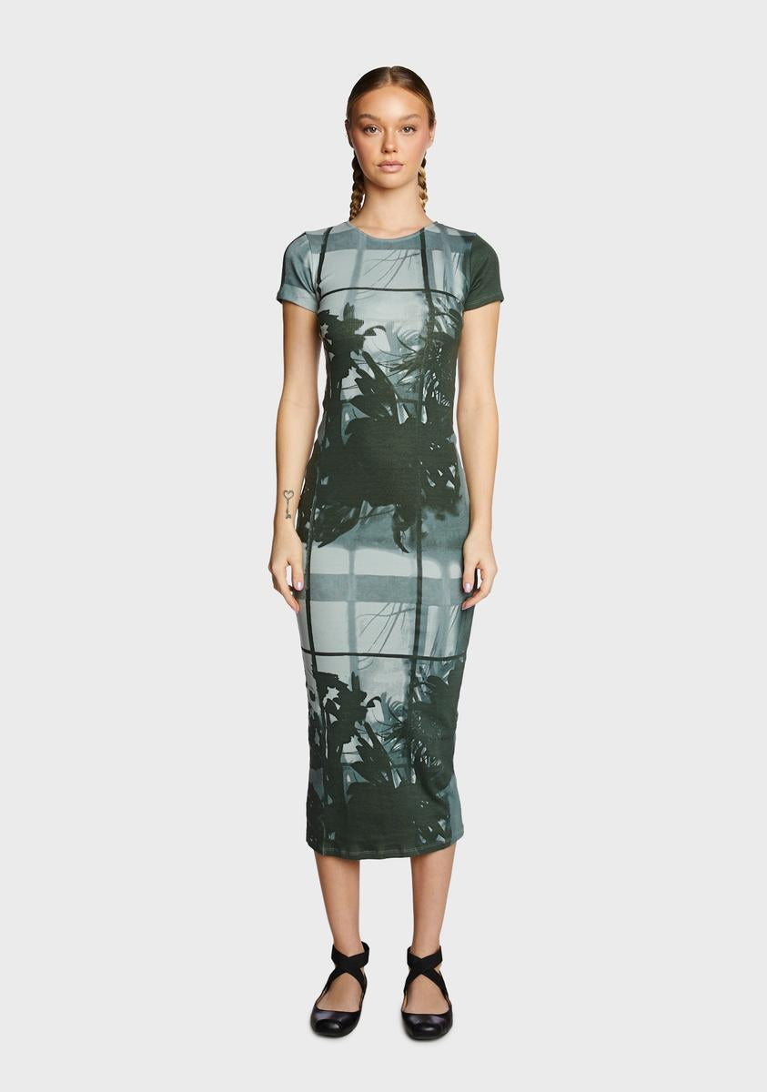 midi dress motel rocks Motel Bodycon Midi T Shirt Dress