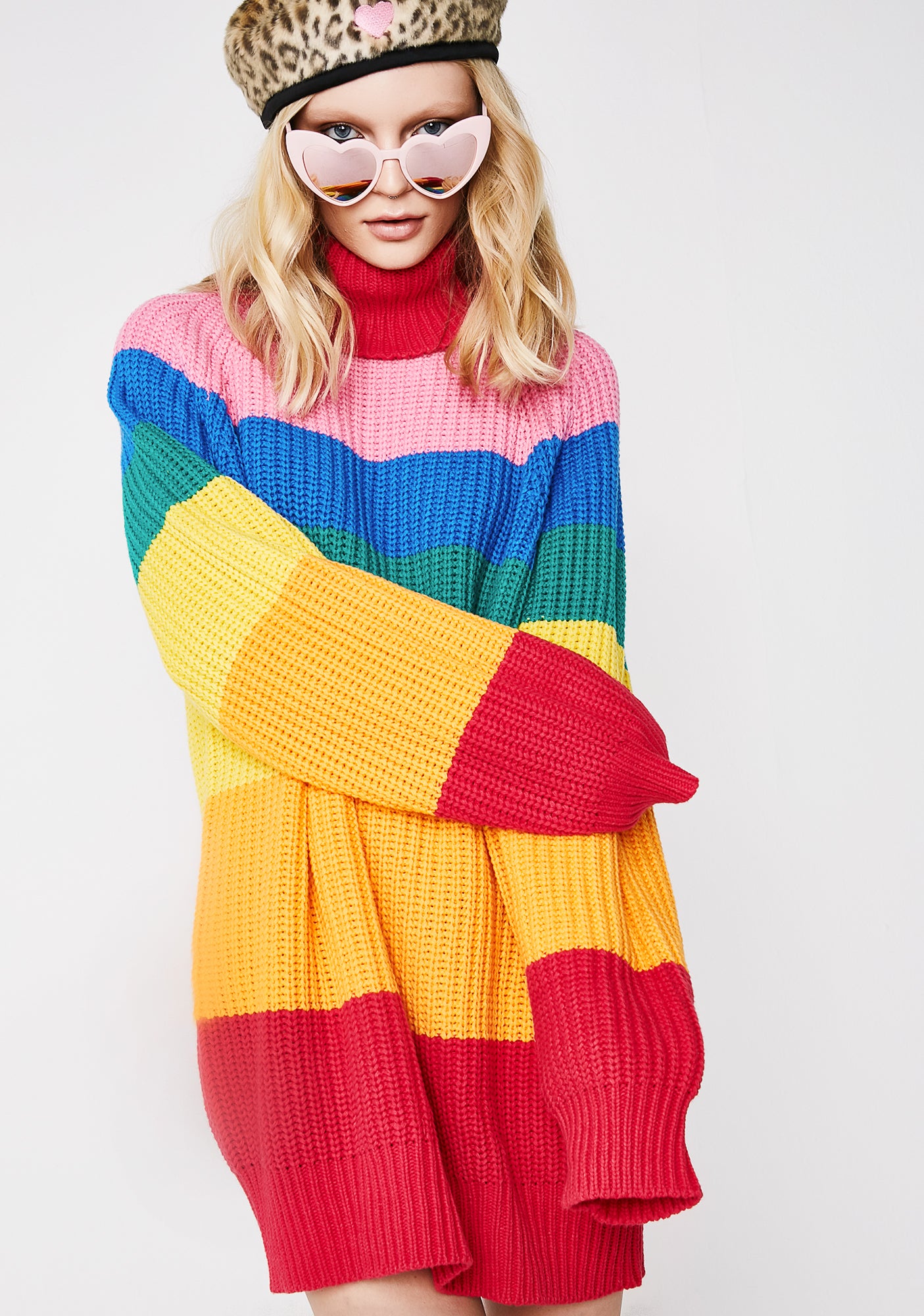 Dolls kill rainbow sweater hotsell