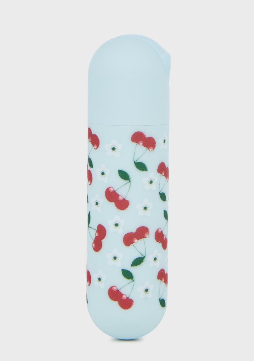 Cherry Print Miniature Vibrator