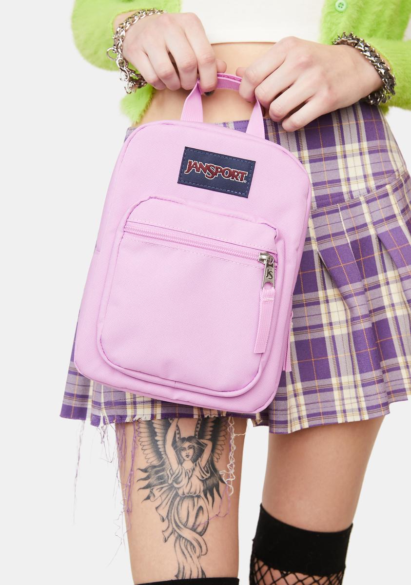 jansport lunch box purple Jansport Purple Orchid Big Break Lunch Bag