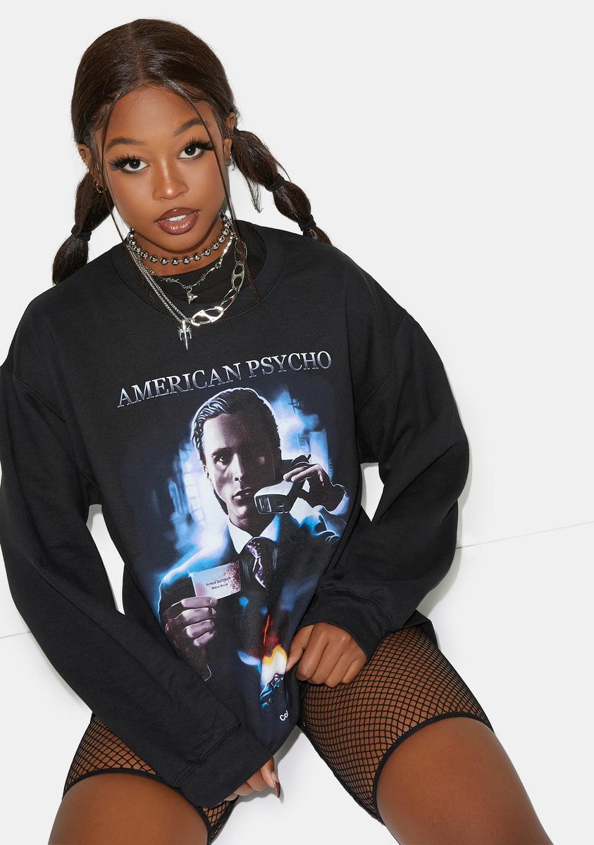 Color Bars X American Psycho Poster Crewneck – Dolls Kill