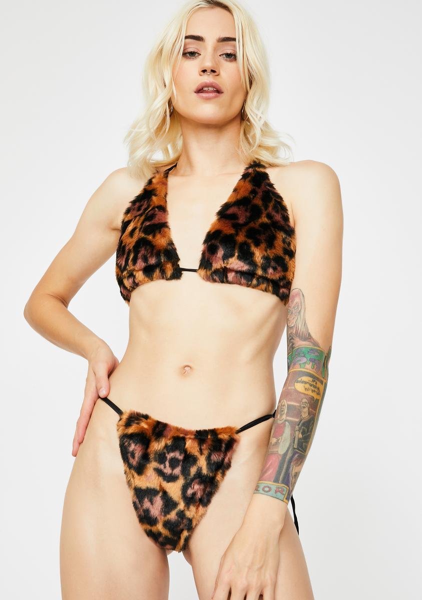 Cats Got The Cream Cheetah Faux Fur Lingerie Set Dolls Kill Cats Got The Cream Cheetah Faux Fur Lingerie Set Dolls Kill