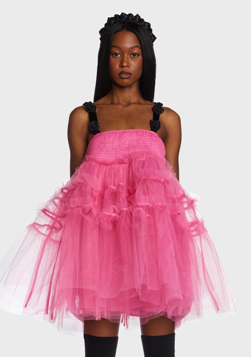 Sister Jane Tiered Tulle Mini Dress Sister Jane Tiered Tulle Mini Dress