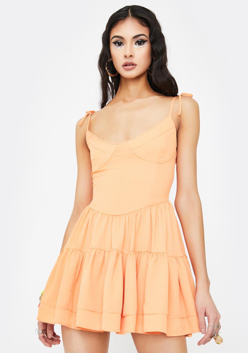 tiger mist orange dress BANDAGE DRESSES Tiger Mist USA