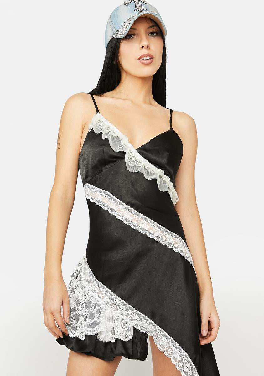 dollskill satin dress Satin Corset Dress Black / XX-LARGE