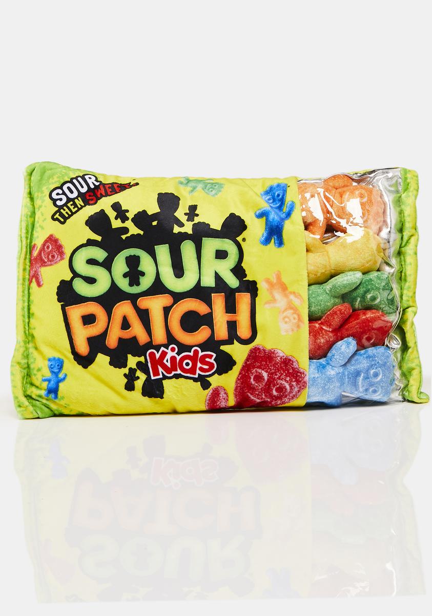 Sour Patch Kids Fleece Plush Pillow Multi Dolls Kill