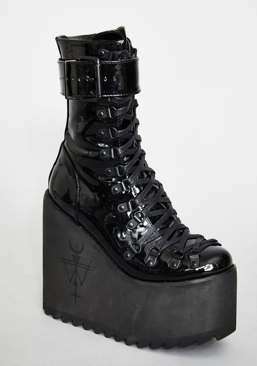 Widow Sacred Traitor Boots Dolls Kill