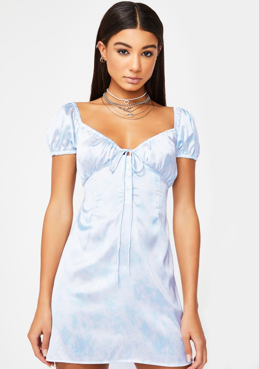 Lioness The Light Blue Bradshaw Mini Dress – Dolls Kill