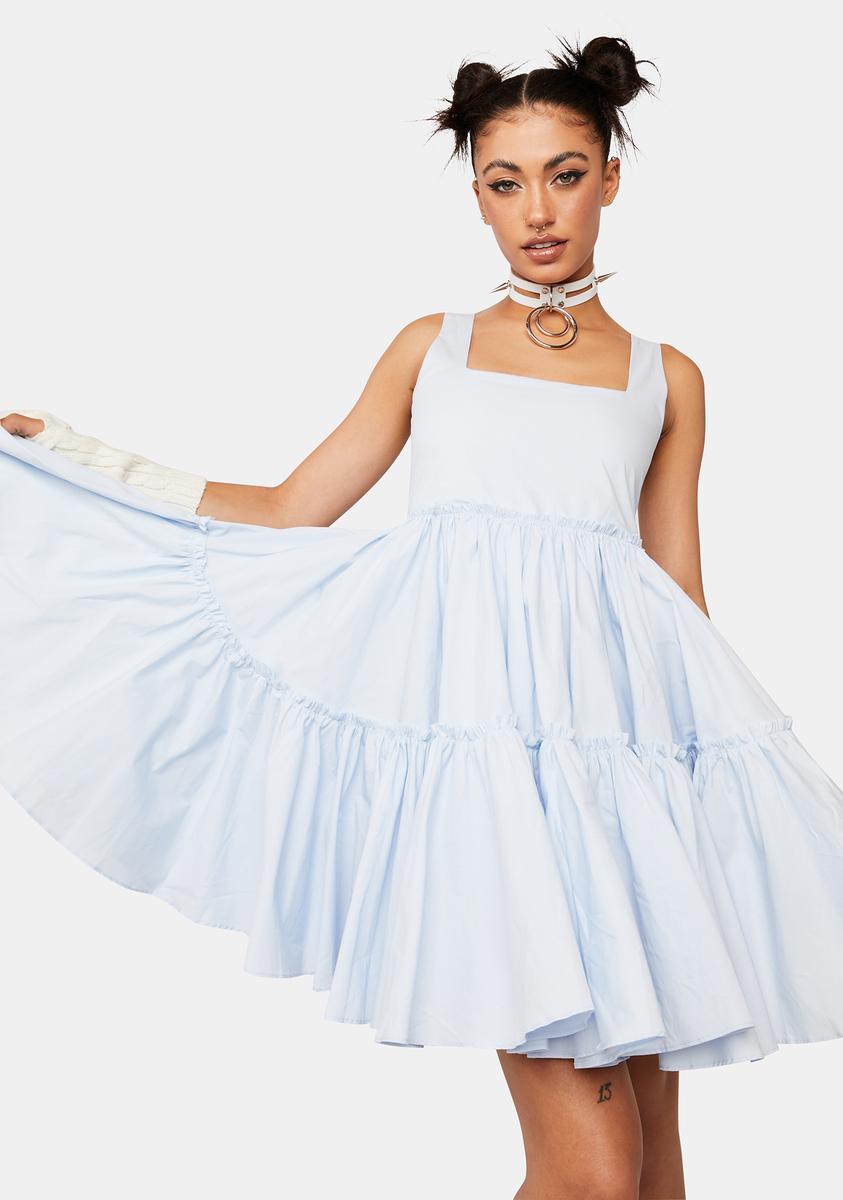 Tiered Ruffle Mini Dress