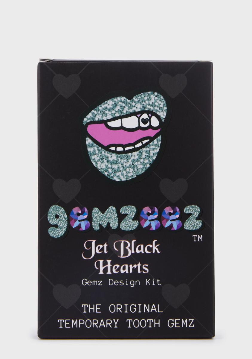 Gemzeez Heart Tooth Gem Kit - Black