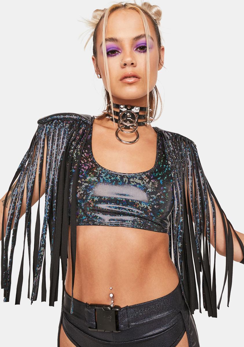 Black Fringe Fiesta Top Black Fringe Fiesta Top