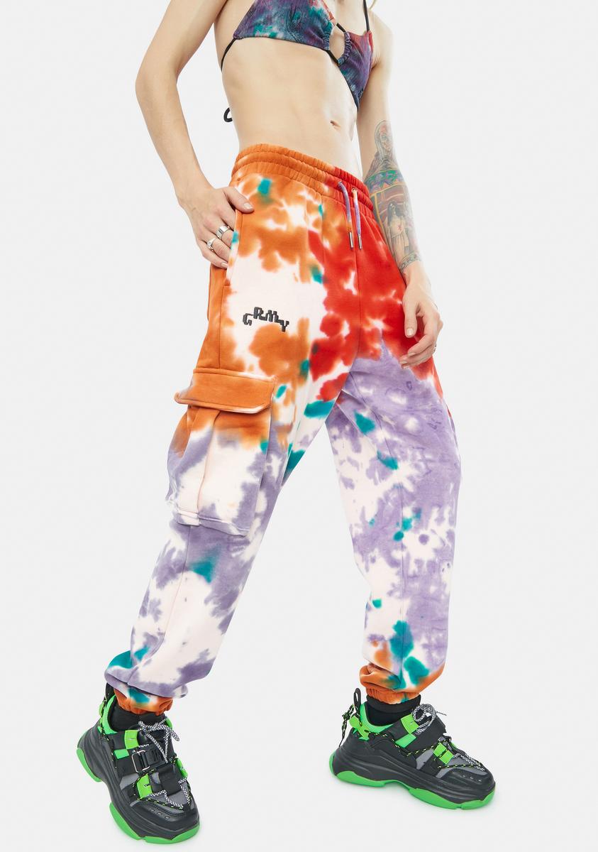 Dolls kill tie dye sweatpants hotsell