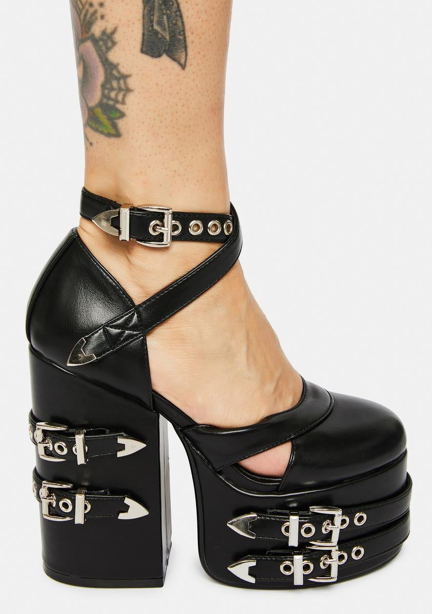 Lamoda Dangerous Platform Heels – Dolls Kill