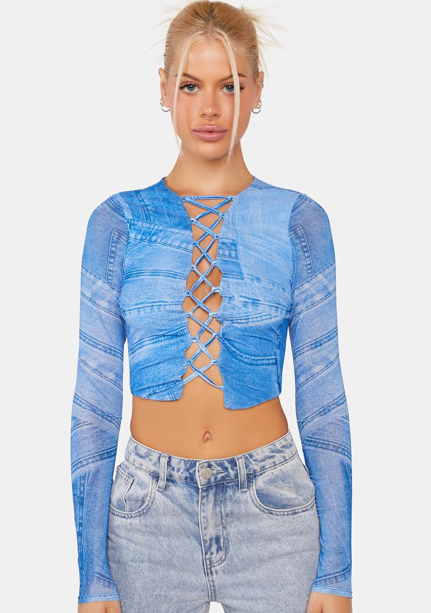 afrm denim dress AFRM - nadia denim maxi skirt in midwash blue with high rise slit