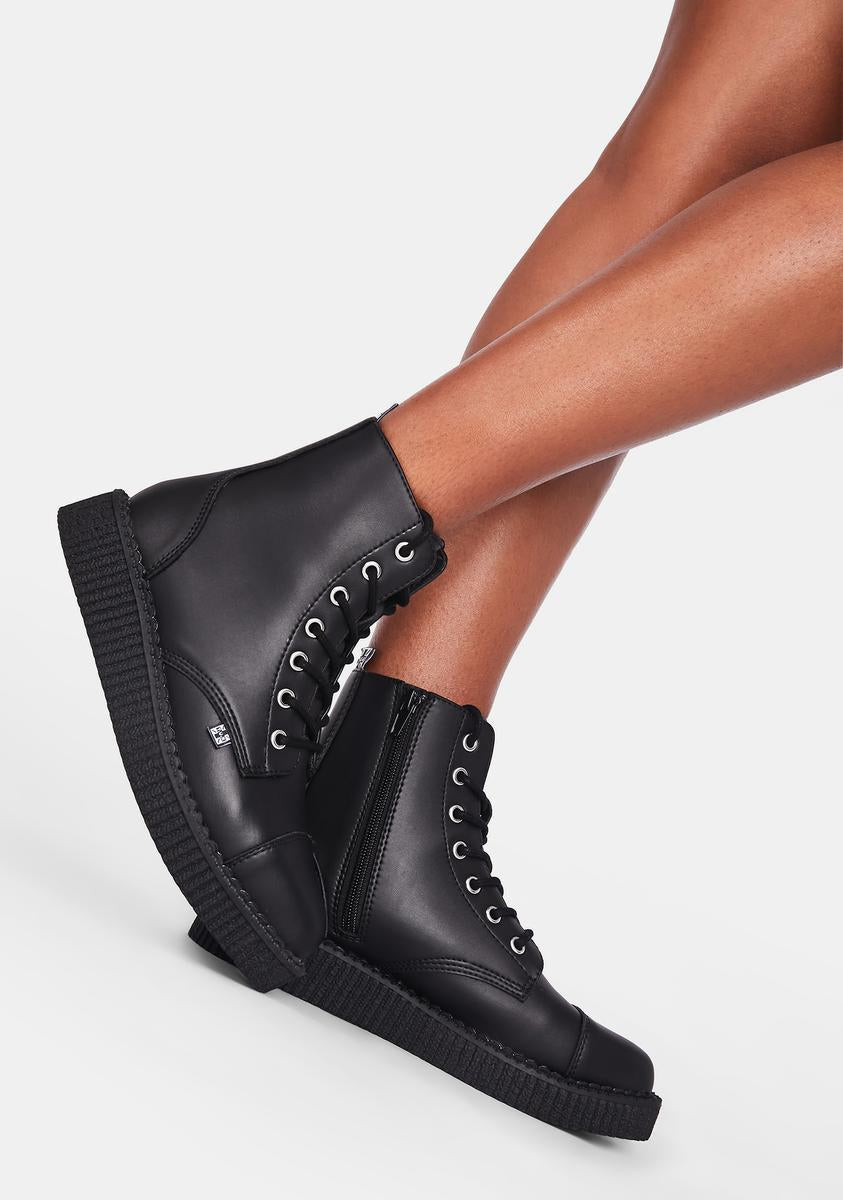 TUKskin Pointed Lace Up Boots – Dolls Kill - Main Image