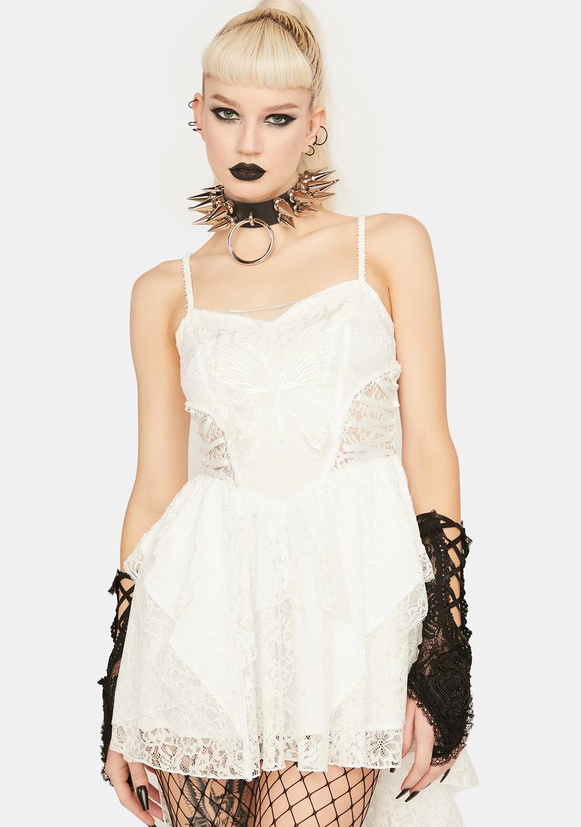 Dark In Love Lace High Low Dress