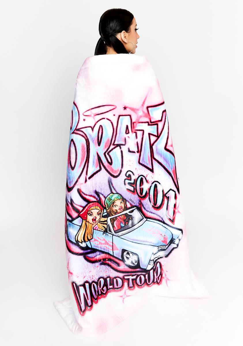 Dolls Kill x Bratz World Tour Airbrush Graphic Blanket