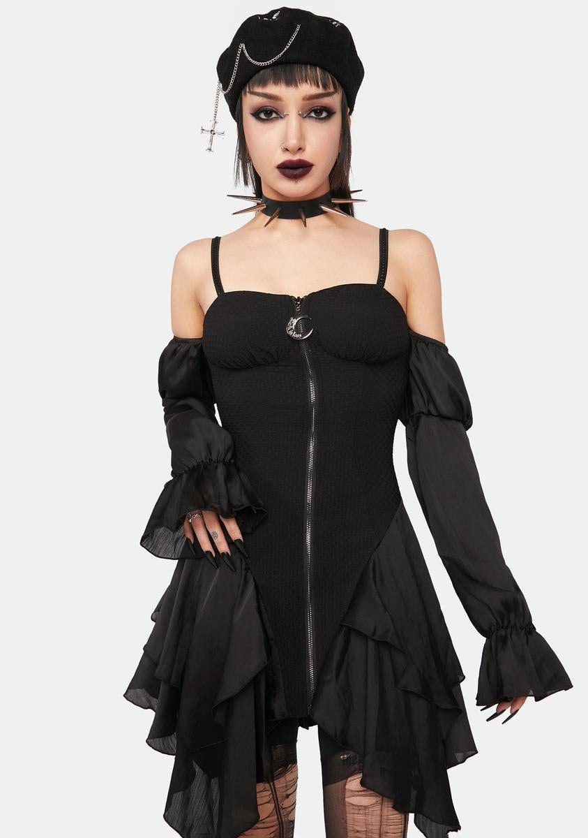 Dark In Love Witchy Corset Mini Dress