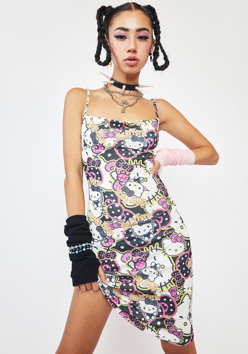 hello kitty dresses for women NGOrder Hello Kitty All Over Print Dress – Dolls Kill