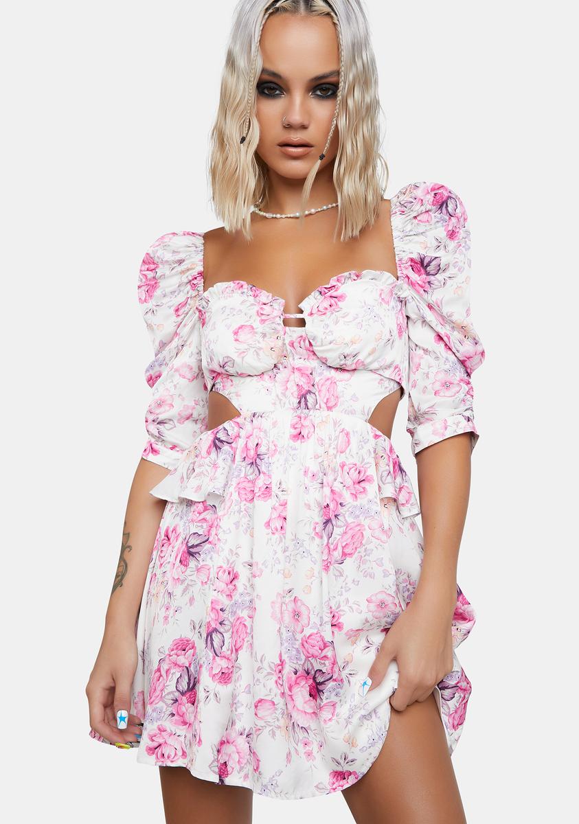 for love and lemons lucia mini dress For Love & Lemons Saint Lucia Mini Dress in White