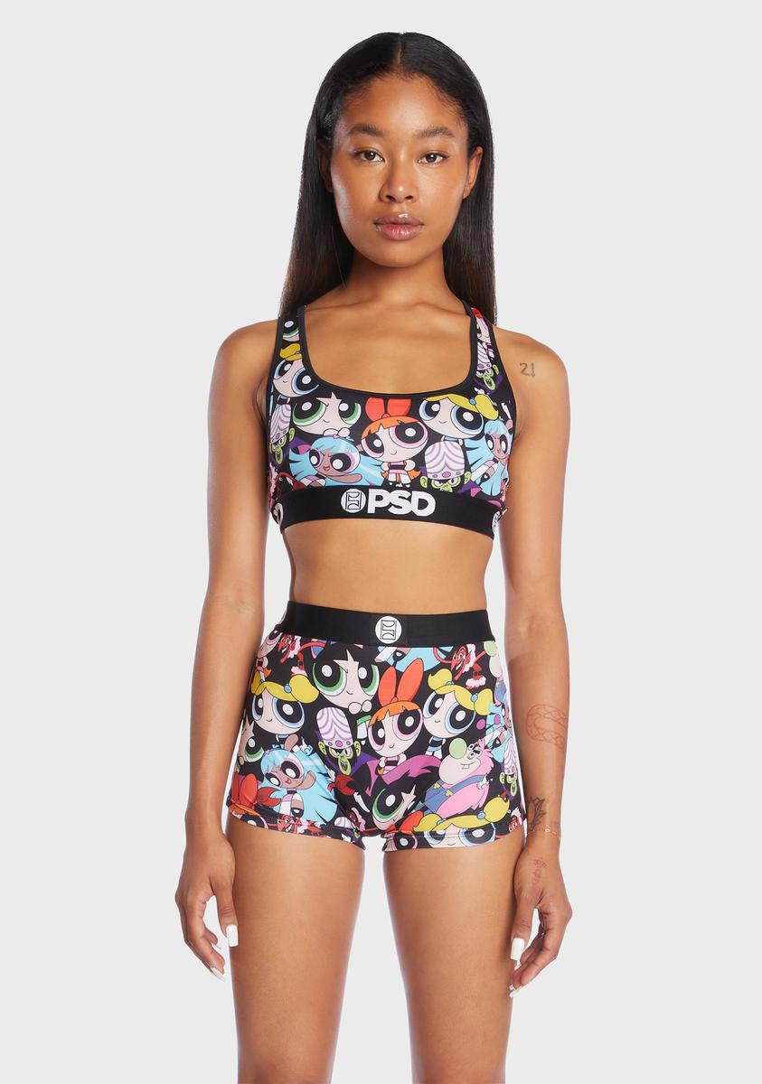 PSD Underwear Powerpuff Girls Sports Bra - Multi – Dolls Kill