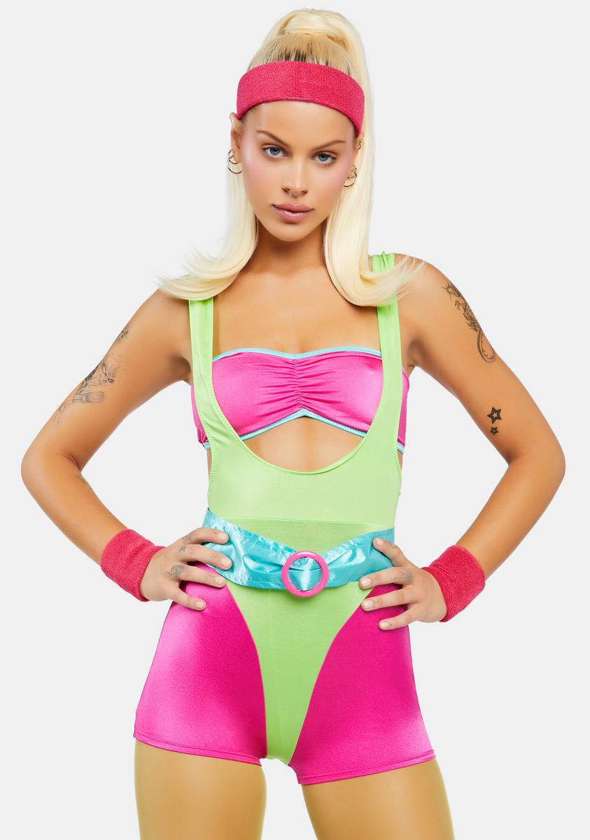 Neon 80s Fitness Clothes Sexy 80s Workout Hottie Costume Neon Multi Dolls Kill Neon 80s Fitness Clothes Sexy 80s Workout Hottie Costume Neon Multi Dolls Kill
