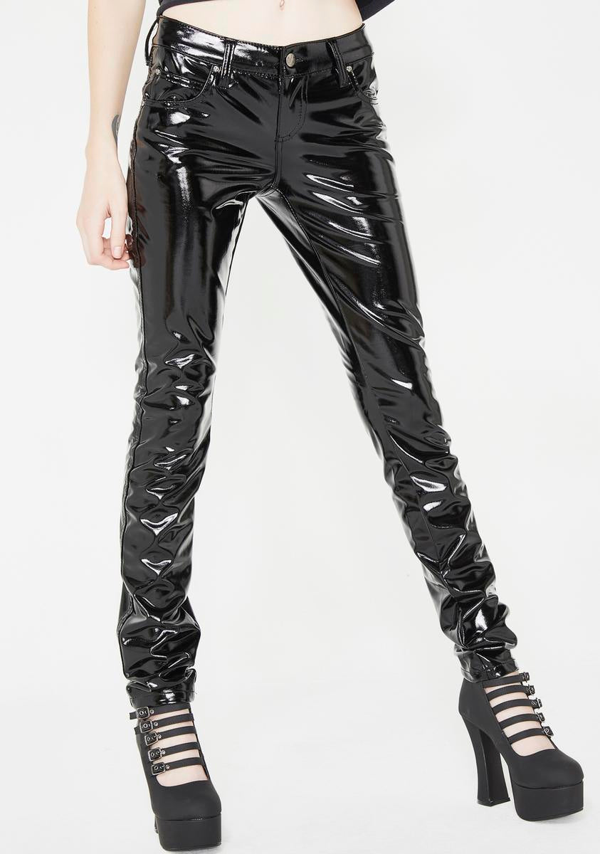 Tripp NYC Vinyl Skinny Pants – Dolls Kill
