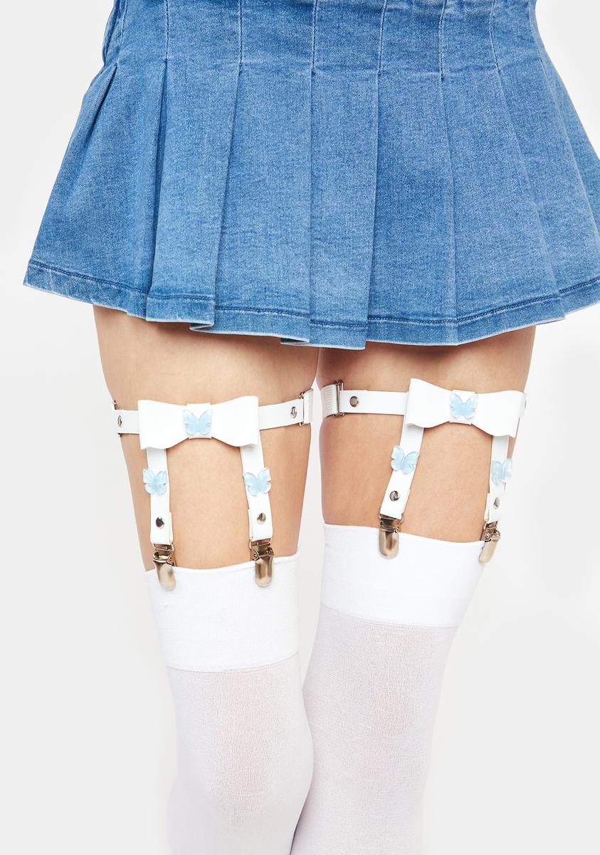 savage x fenty garter belt Butterfly Leg Chain