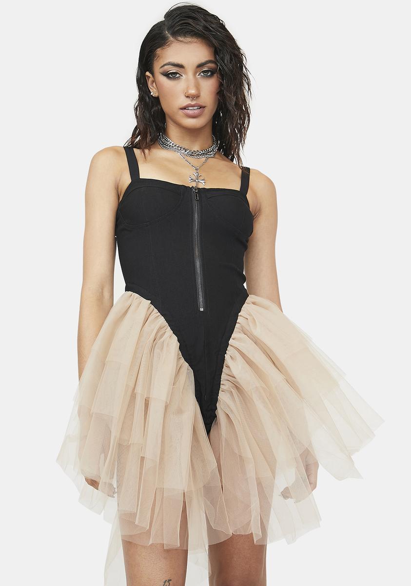 Tutu Tulle Dress - Black – Dolls Kill
