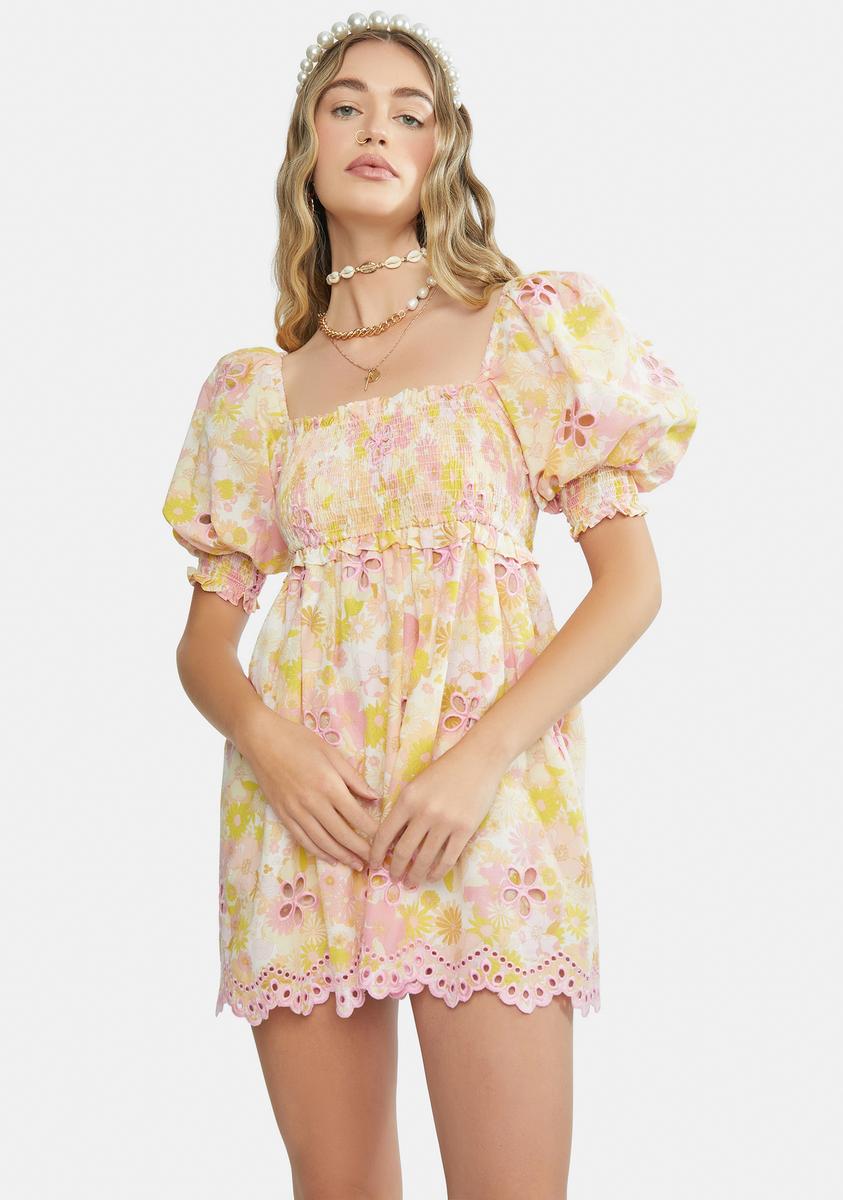 for love and lemons claire mini dress Claire Mini Dress in Cream