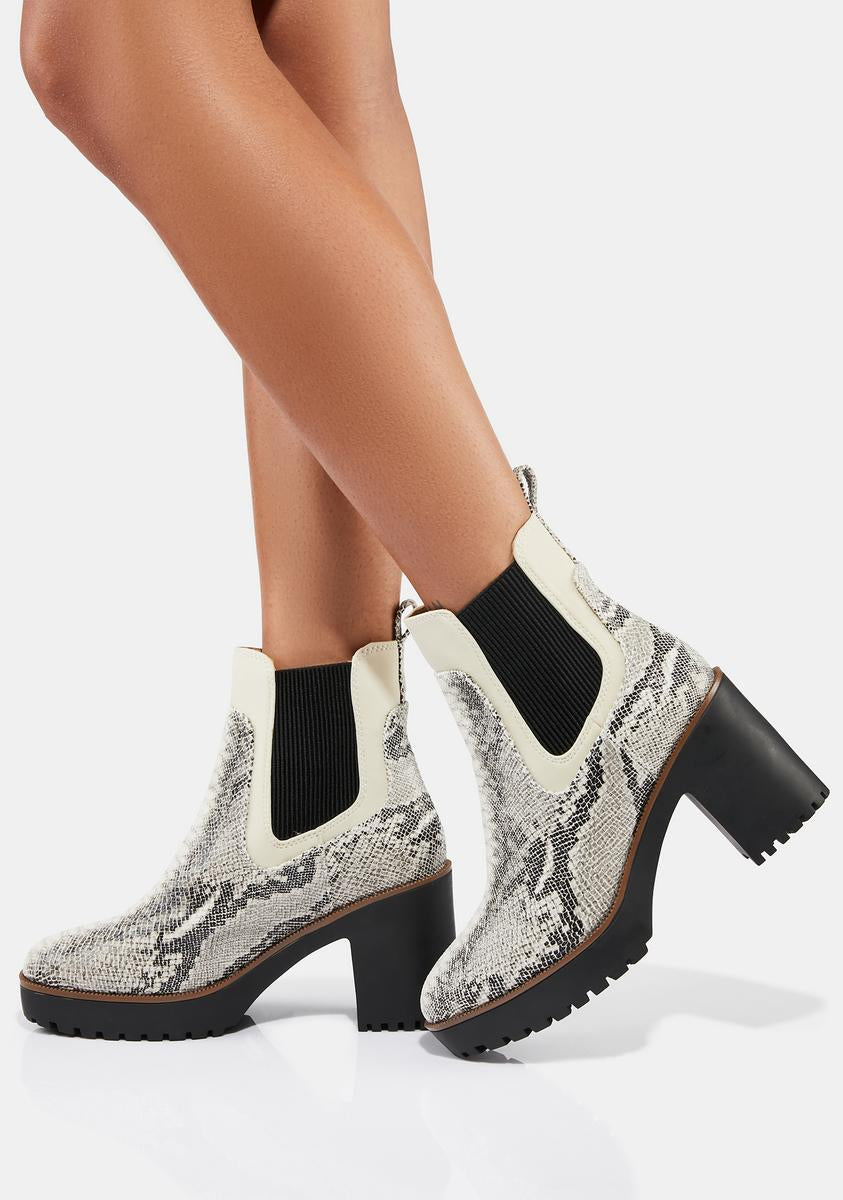 Chinese laundry snake boots clearance