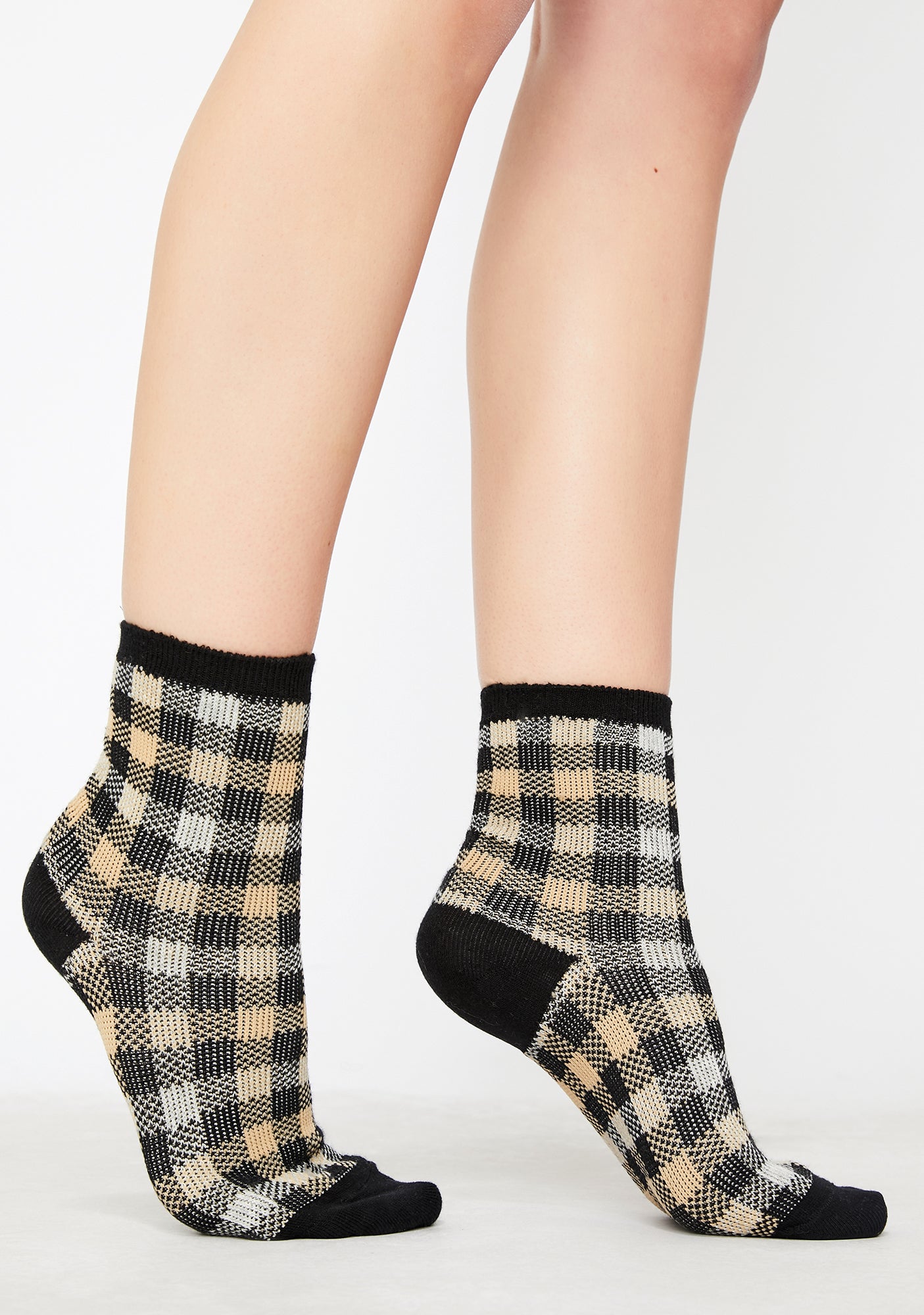 Teenage Tycoon Plaid Socks Dolls Kill