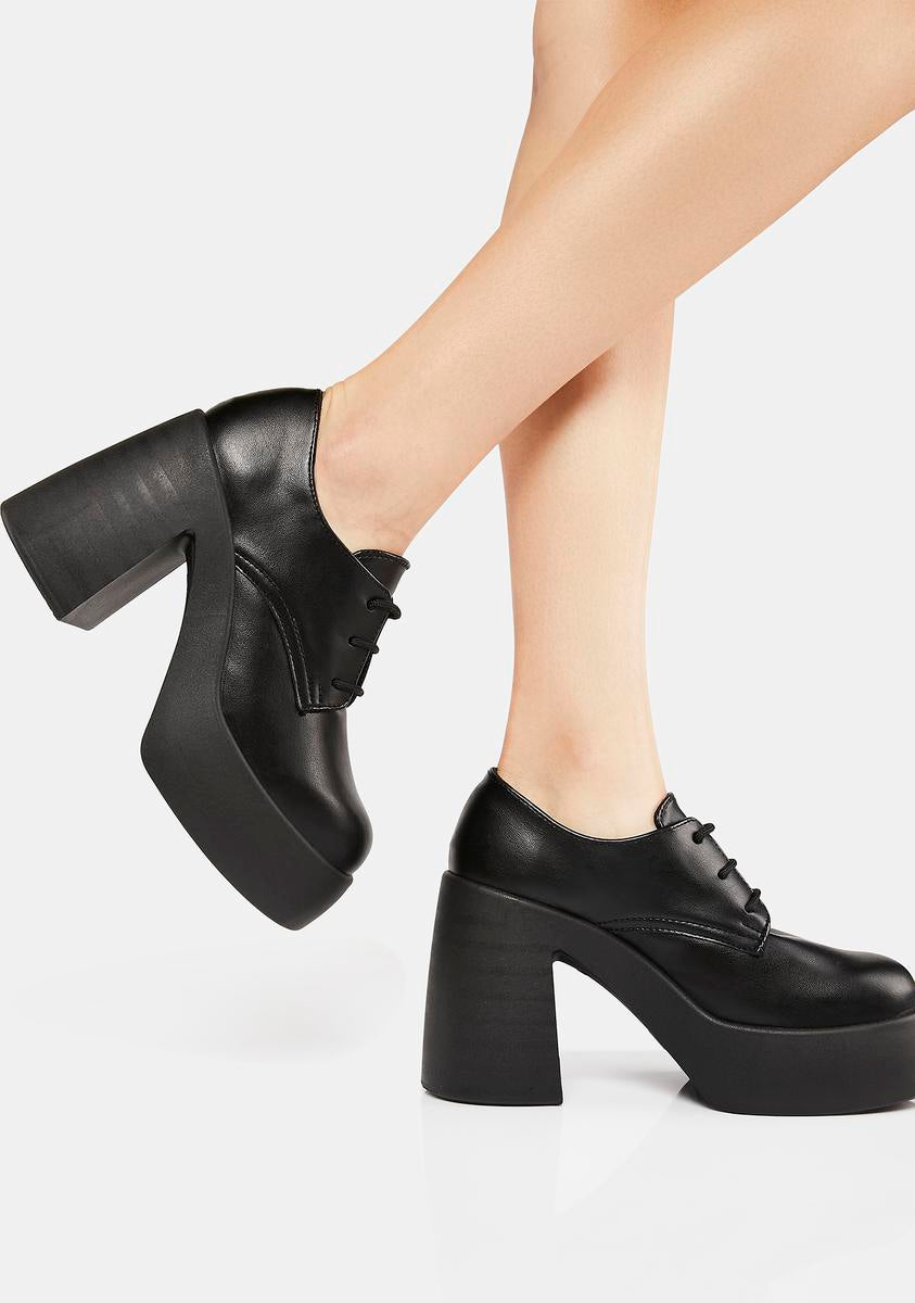 Adeline lace up discount heel