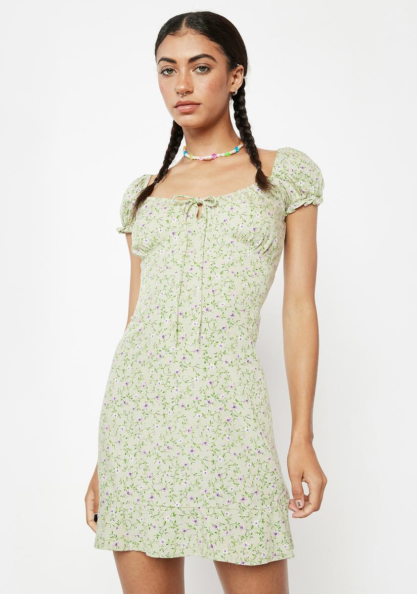 Motel Parma Violet Galhaes Mini Dress – Dolls Kill
