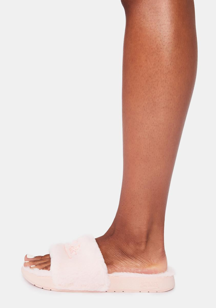 Von dutch top fur slides