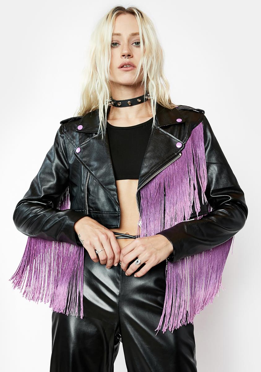 ジャケット・アウター Murder license mods coat fur coat emo Finally finished my Horror Punk/Murder Folk Jacket : r