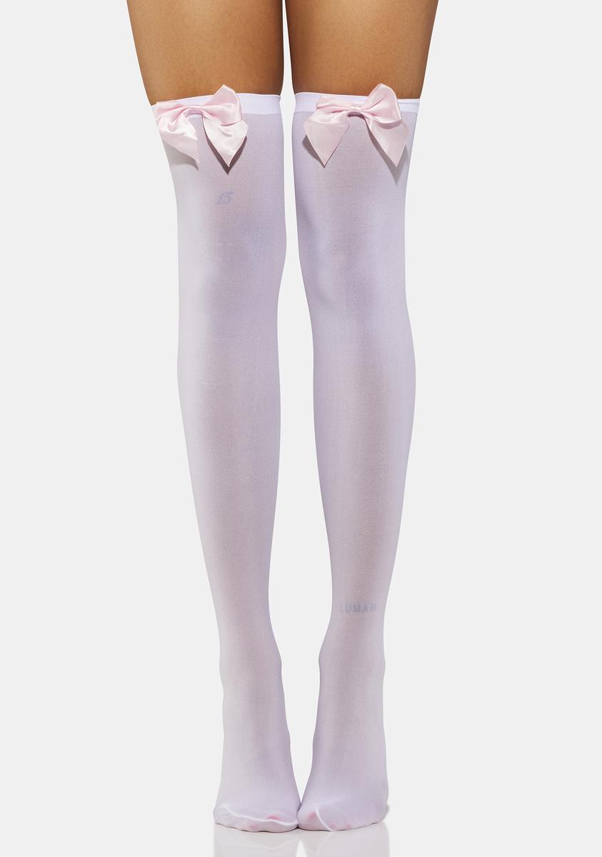 Lace Sheer Thigh High Stockings – Dolls Kill