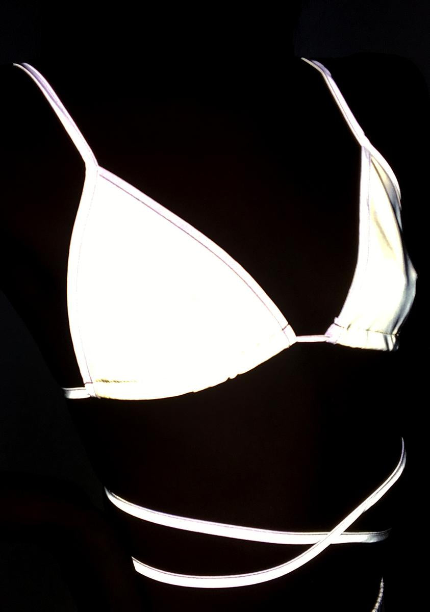 Reflective bra festival sales