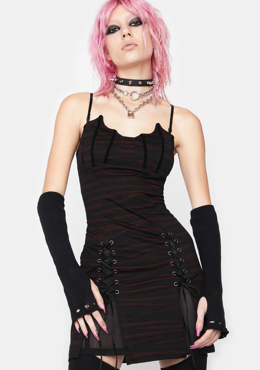 mesh bat dress Bloomchic 18 20 2X Halloween Bat Print Mesh Bell Long Sleeve RED BLACK Dress
