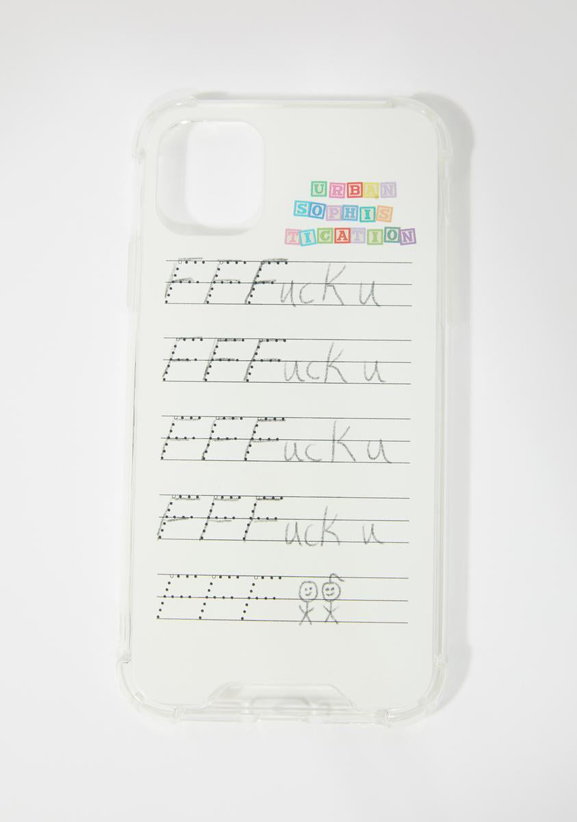 Urban Sophistication Eff You iPhone Case Urban Sophistication Eff You iPhone Case