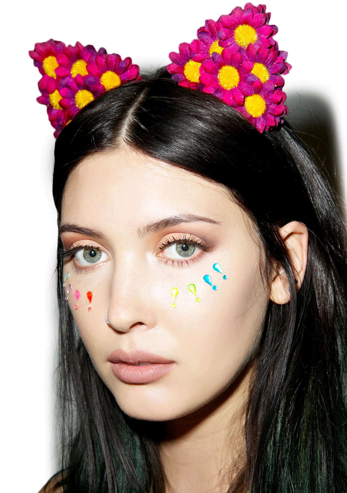 Crimson Carmella Daisy Cat Ears Dolls Kill