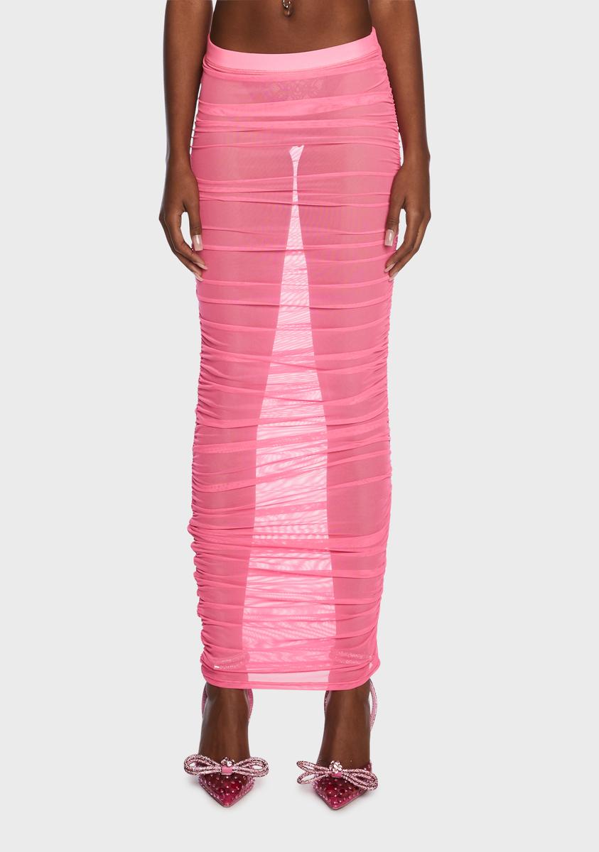 ●High School Disco● Fog Long Mesh Skirt_Pink MUSINSA | HIGH SCHOOL DISCO FOG LONG MESH SKIRT_PURPLE